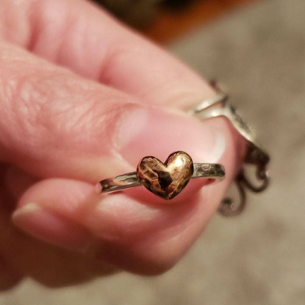 Silpada heart ring. Size 5